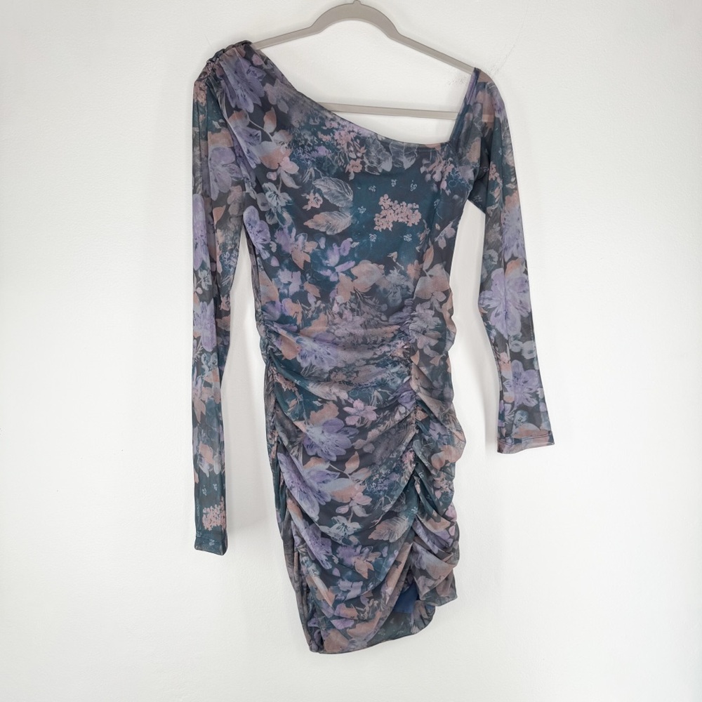 Free People Ruched Off Shoulder Stretch Body Con Dress Women’s Size Small
